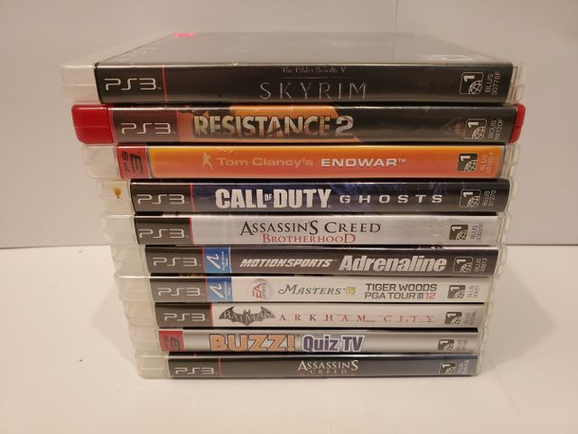 Sony PlayStation 3 Lot of 10 Games (PS3) video game