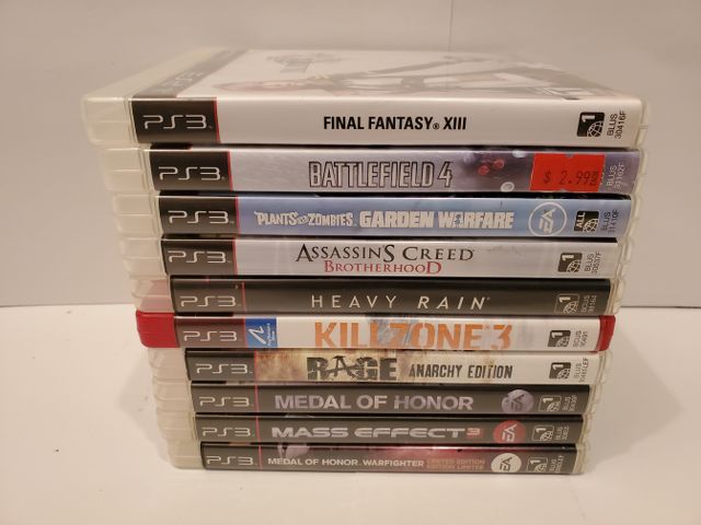 Sony PlayStation 3 Lot of 10 Games for PS3 video game