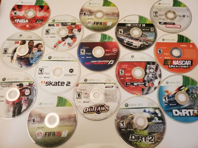 Microsoft Xbox 360 Lot of 15 Games (Xbox 360) video game