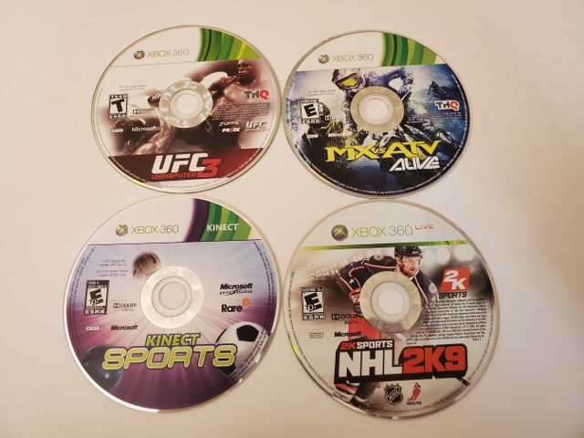 Microsoft Xbox 360 Lot of 4 Games (Xbox 360) video game