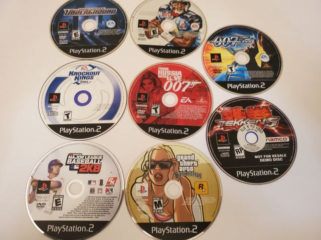 Sony PlayStation 2 Lot of 8 Games (PS2) video game