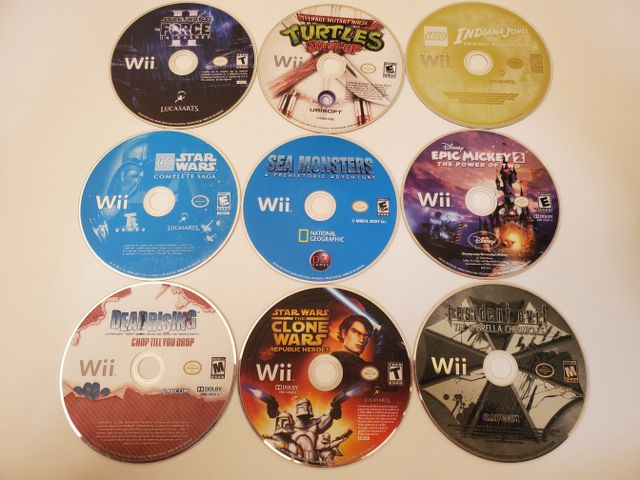 Nintendo Wii Lot of 9 Games (Wii) video game
