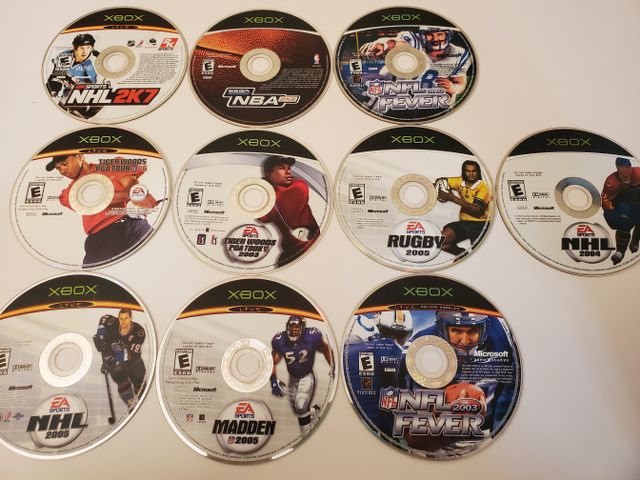 Microsoft Xbox Lot of 10 Games (Xbox) video game