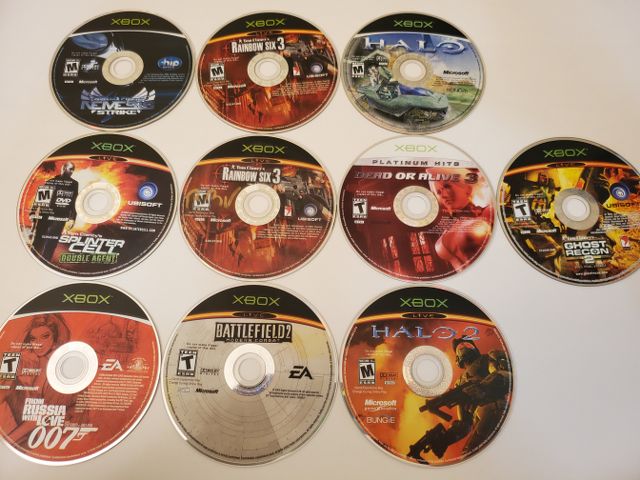Microsoft Xbox Lot of 10 Games (Xbox) video game