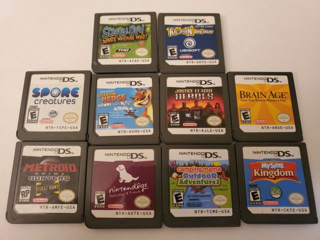 Nintendo DS Lot of 10 Games (DS) video game