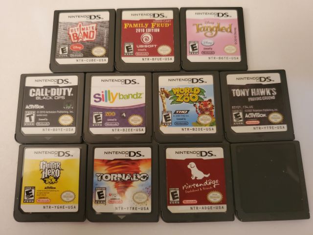 Nintendo DS Lot of 11 Games (DS) video game