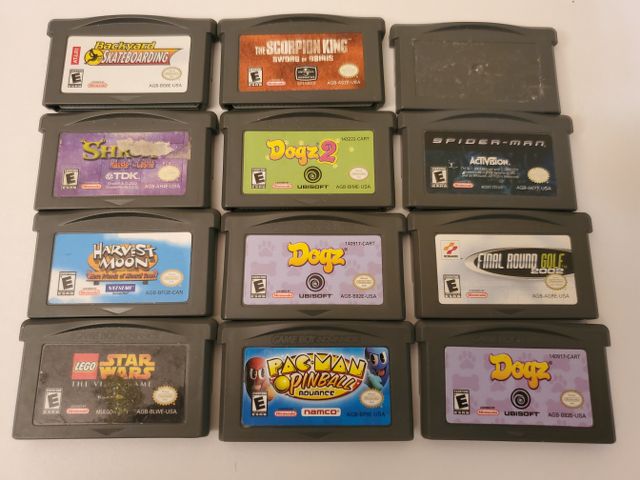Nintendo Game Boy Advance Lot of 12 Games (GBA) video game