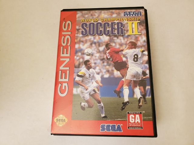 Sega Genesis World Championship Soccer II video game