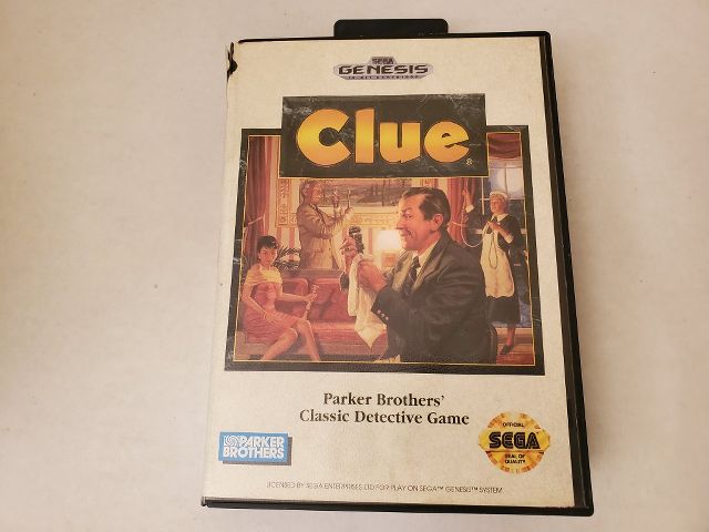Sega Genesis Clue video game
