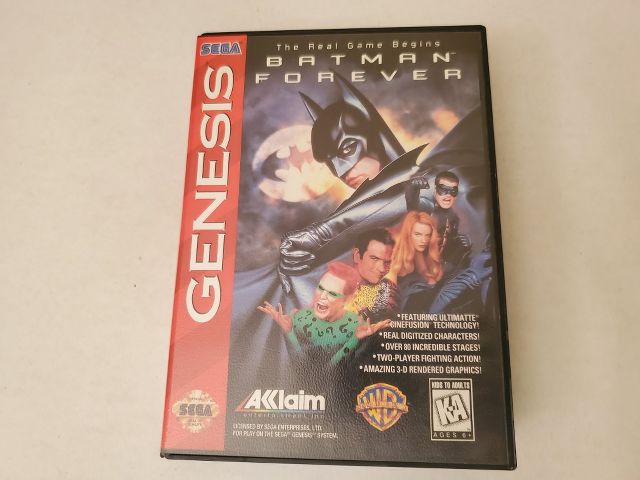 Sega Genesis Batman Forever video game