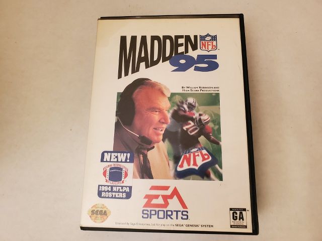 Sega Genesis Madden 95 video game