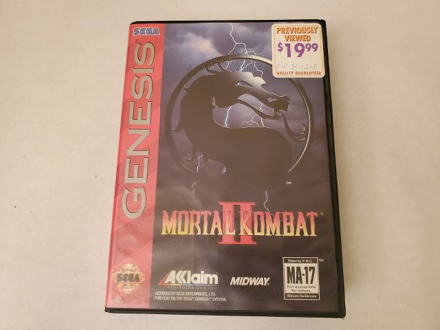 Sega Genesis Mortal Kombat II video game