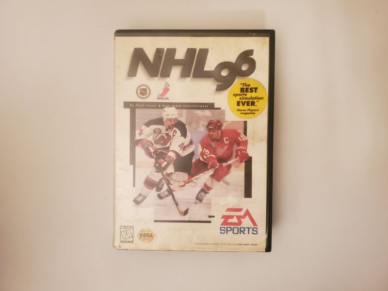 Sega Genesis NHL 96 video game