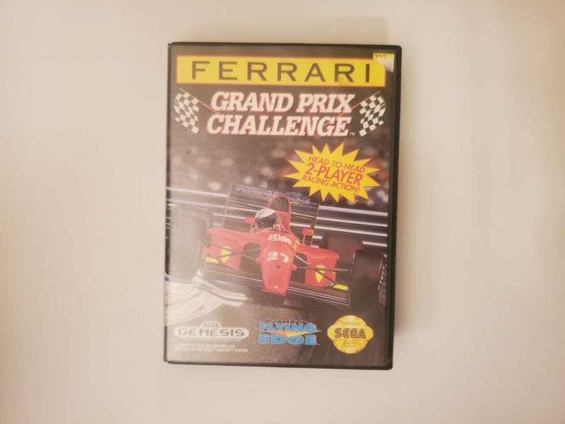 Sega Genesis Ferrari Grand Prix Challenge video game