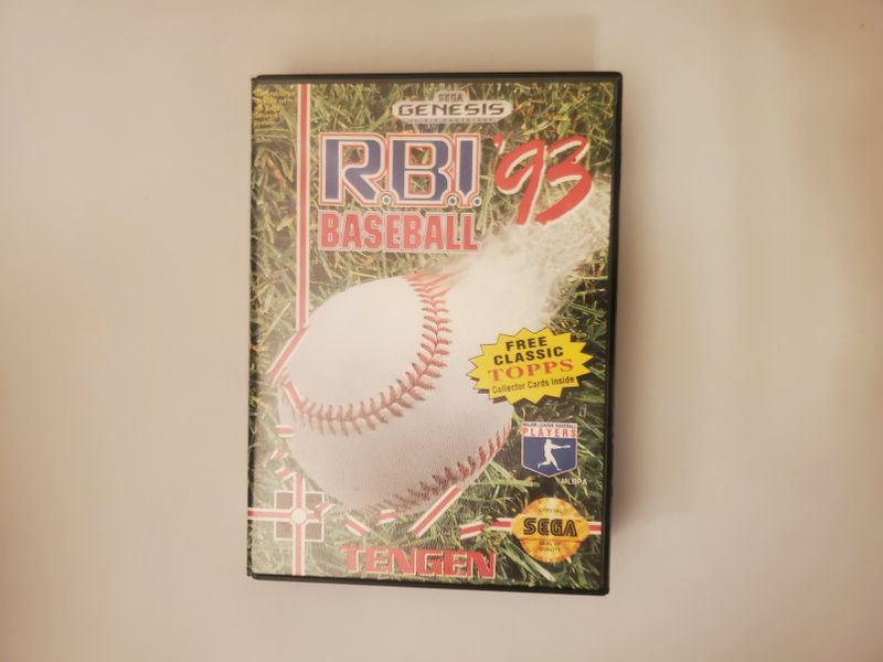 Sega Genesis R.B.I. Baseball '93 video game