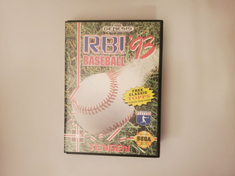 Sega Genesis R.B.I. Baseball '93 video game