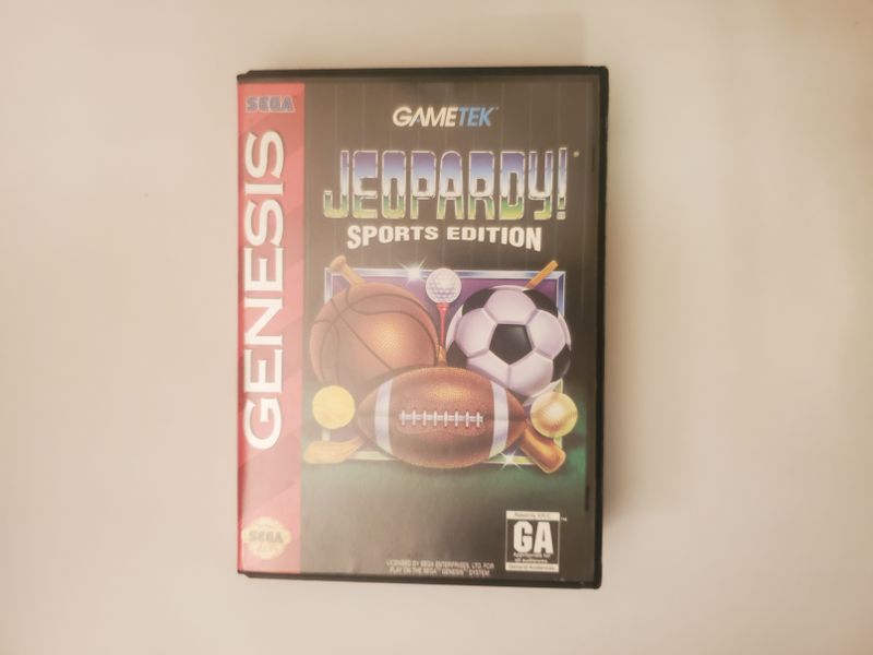 Sega Genesis Jeopardy! Sports Edition video game