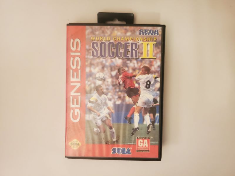 Sega Genesis World Championship Soccer II video game