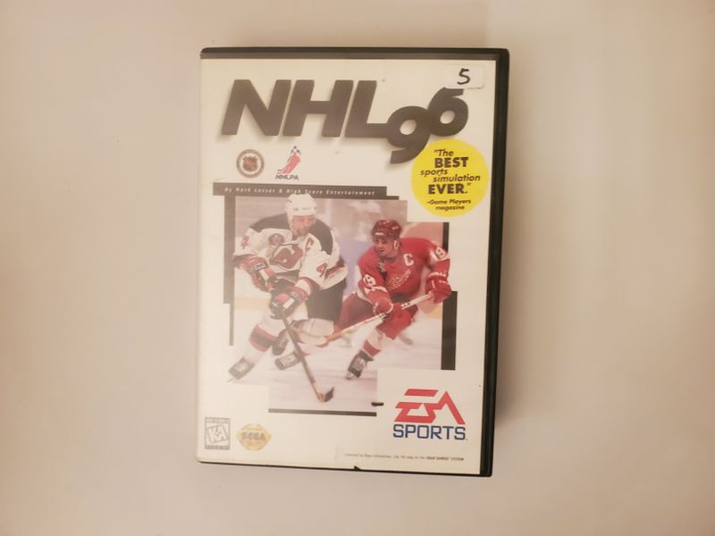 Sega Genesis NHL 96 video game