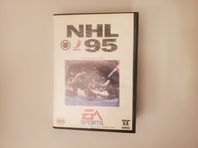 Sega Genesis NHL 95 video game