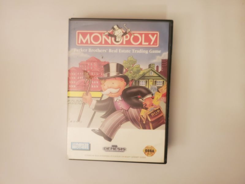 Sega Genesis Monopoly video game