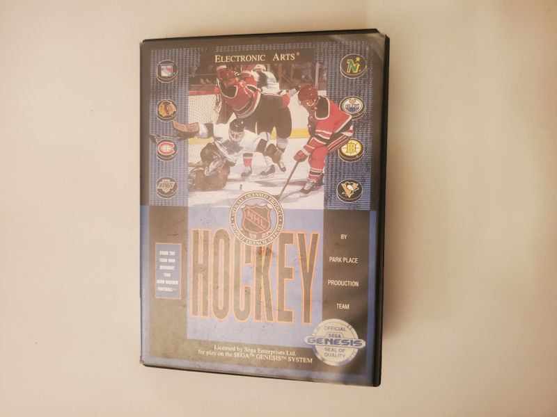 Sega Genesis NHL Hockey video game