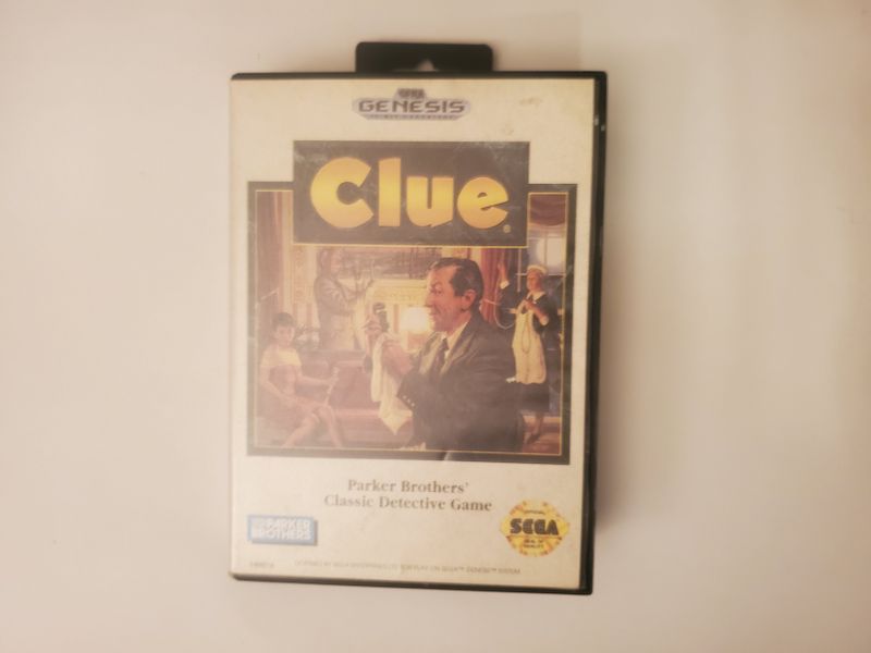 Sega Genesis Clue video game