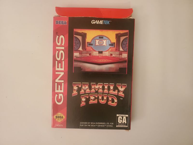 Sega Genesis Family Feud video game