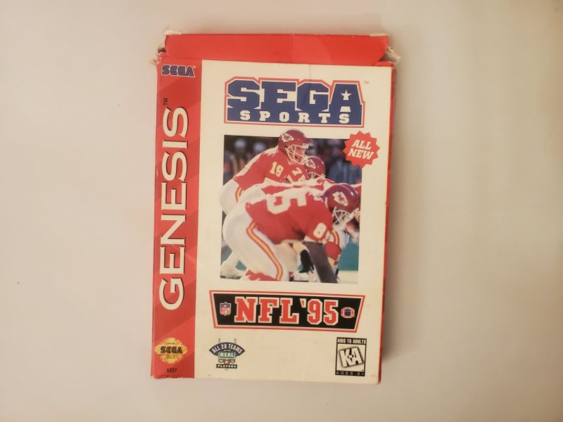 Sega Genesis NHL 95 video game