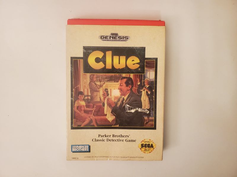 Sega Genesis Clue (Cardboard boxed) video game