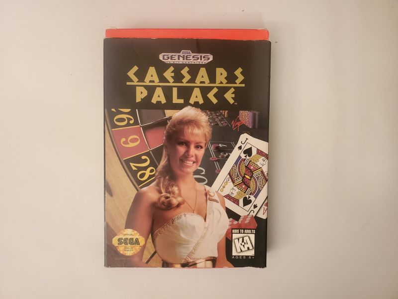 Sega Genesis Caesars Palace video game