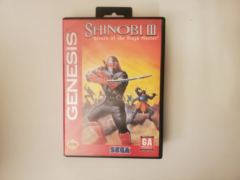 Sega Genesis Shinobi III: Return of the Ninja Master video game