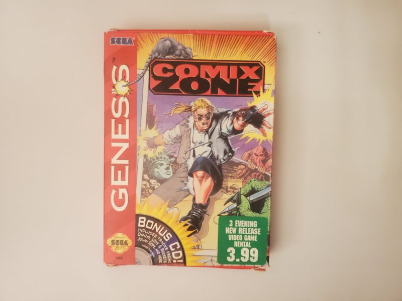 Sega Genesis Comix Zone video game