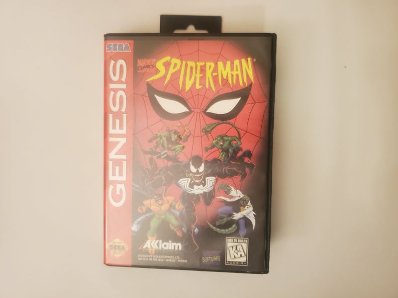 Sega Genesis Spider-Man video game