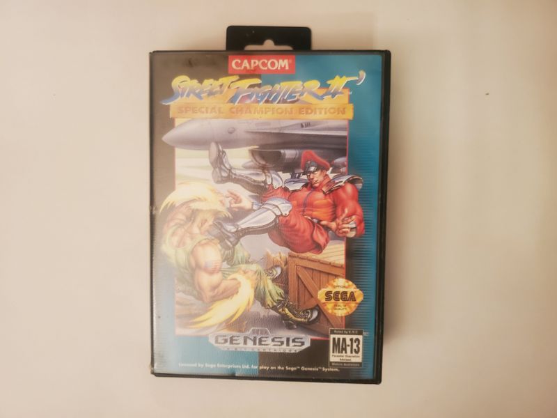 Sega Genesis Street Fighter II Special Champion Edition video game