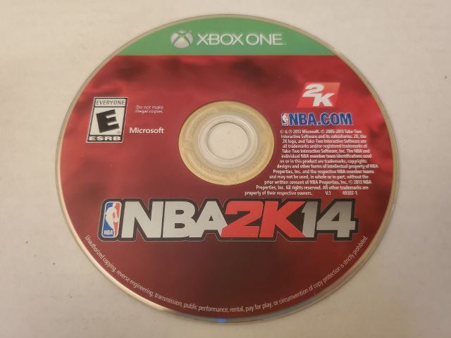 Microsoft Xbox One NBA 2K14 video game