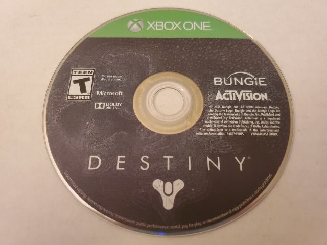 Microsoft Xbox One Destiny video game