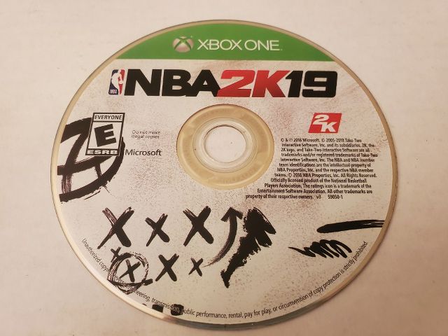 Microsoft Xbox One NBA 2K19 video game