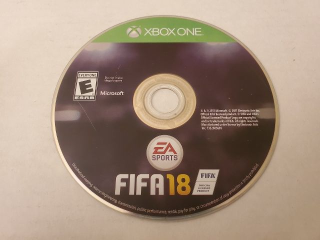 Microsoft Xbox One FIFA 18 video game