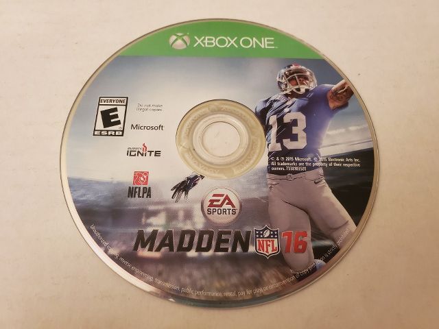 Microsoft Xbox One Madden 16 video game