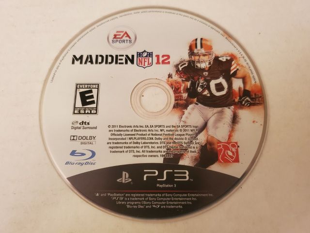 Sony Playstation 3 Madden 12 video game