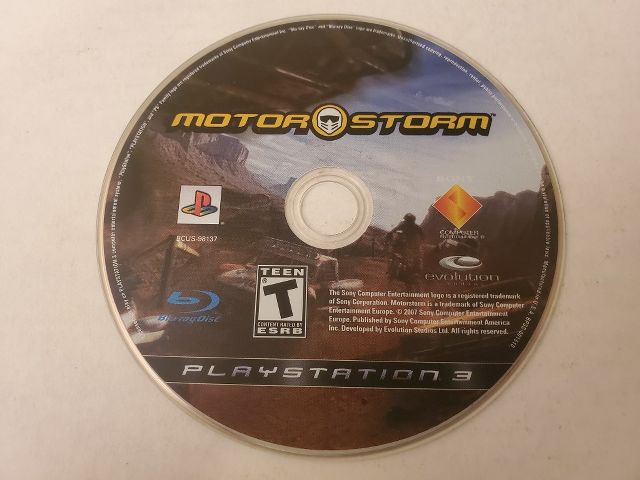 Sony Playstation 3 Motor Storm video game