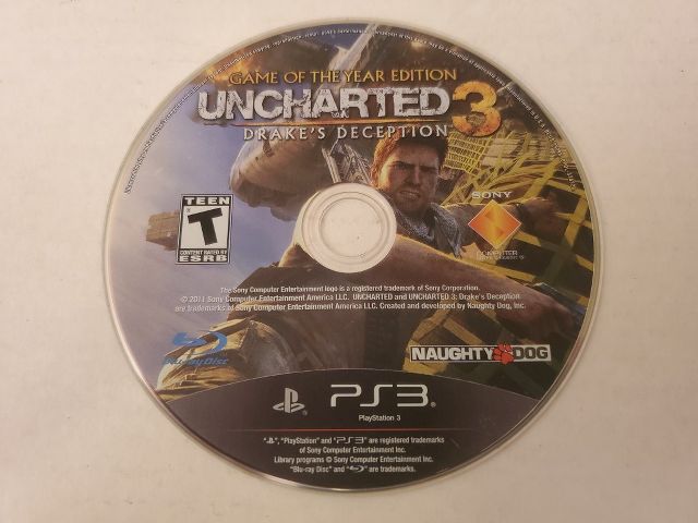 Sony Playstation 3 Uncharted 3 Drake's Deception video game
