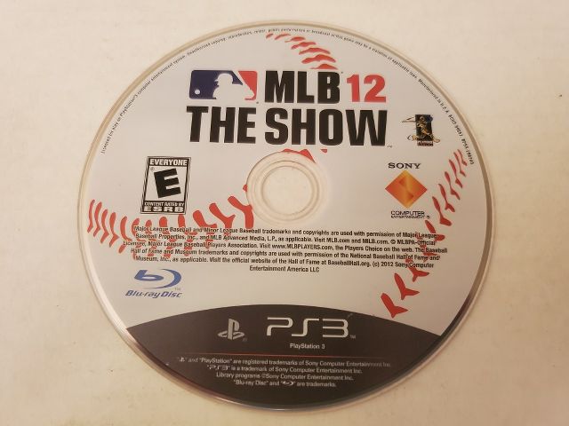 Sony Playstation 3 MLB 12 The Show video game
