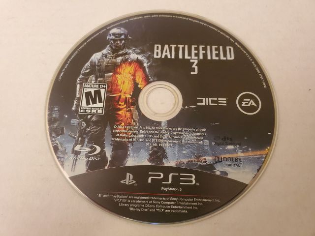 Sony Playstation 3 Battlefield 3 video game
