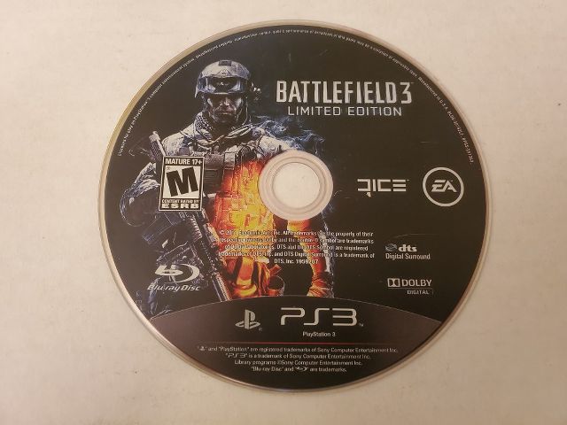 Sony Playstation 3 Battlefield 3 Limited Edition video game
