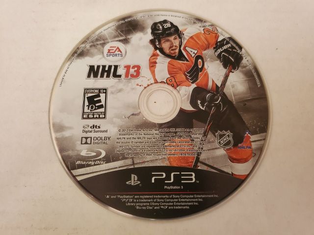 Sony Playstation 3 NHL 13 video game