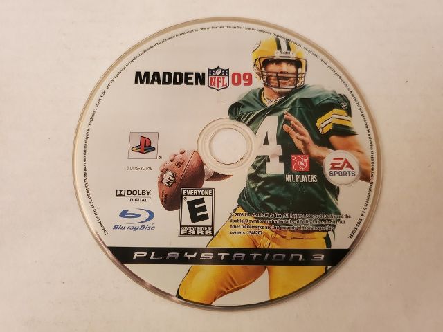 Sony Playstation 3 Madden 09 video game