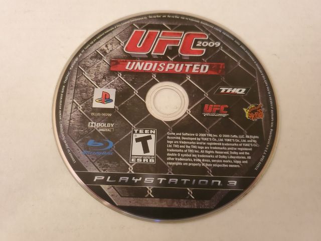 Sony Playstation 3 UFC 2009 Undisputed video game