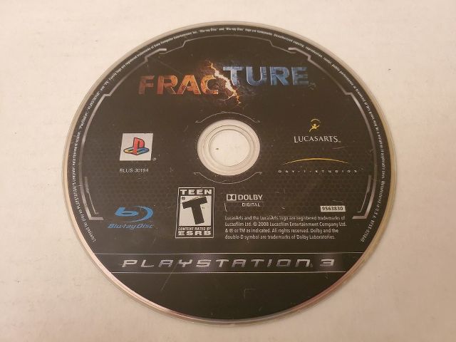 Sony Playstation 3 Fracture video game